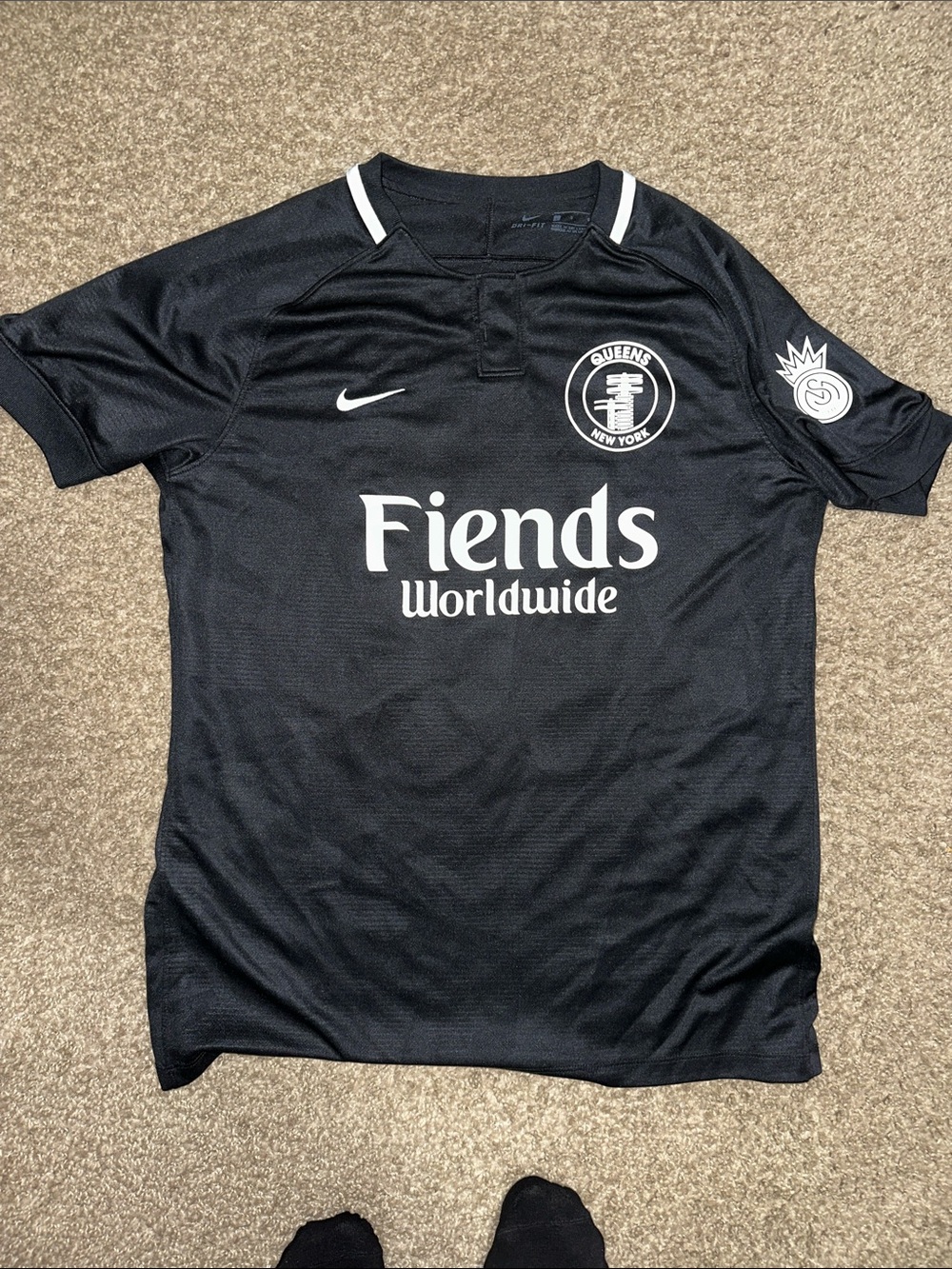 Nike Fiends (Bas the artist) Queens Soccer Jersey